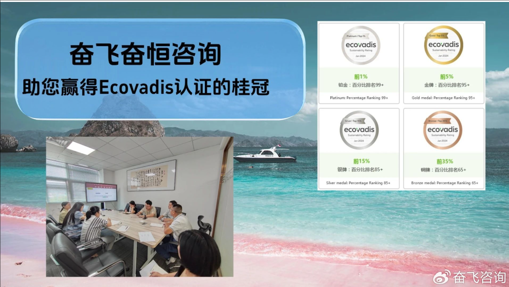 医药行业EcoVadis认证：奋飞咨询如何助力药企实现“绿色跃迁”？