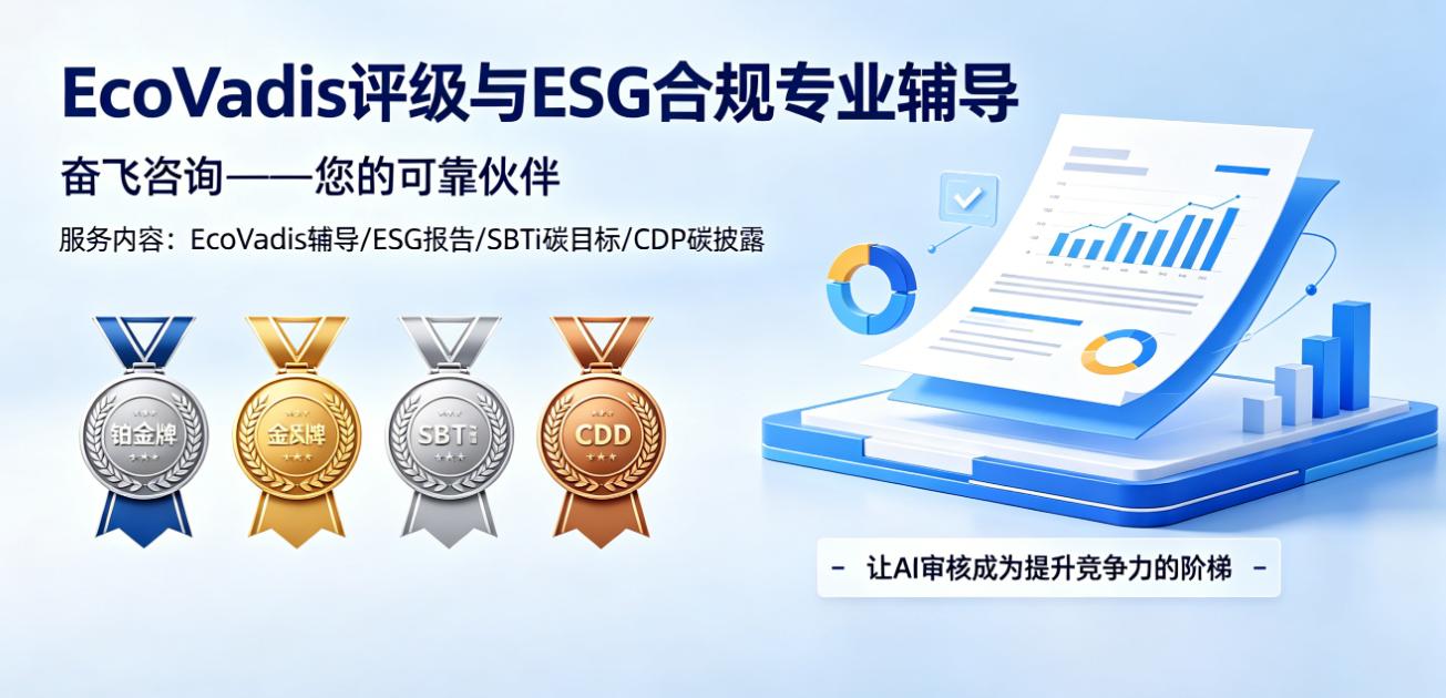奋飞咨询携手宁波制造业，共启EcoVadis银牌、金牌冲刺之旅